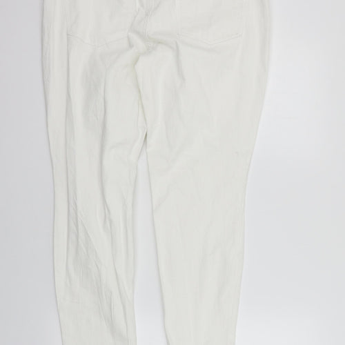 Costco Womens White   Straight Jeans Size 16 L27 in - washable marks