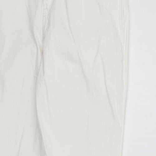 Costco Womens White   Straight Jeans Size 16 L27 in - washable marks