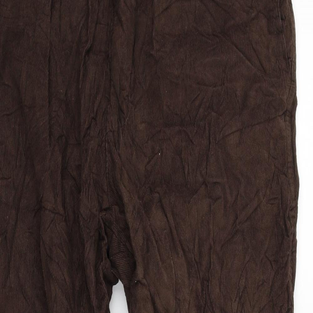 Cotton Traders Womens Brown   Trousers  Size 10 L25 in