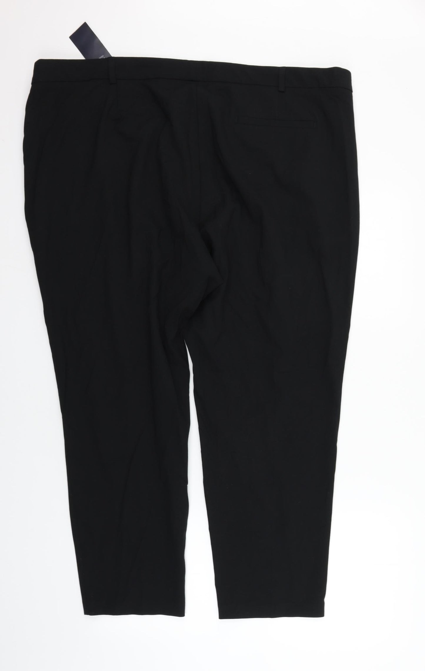 Marks and Spencer Womens Black   Trousers  Size 24 L25 in