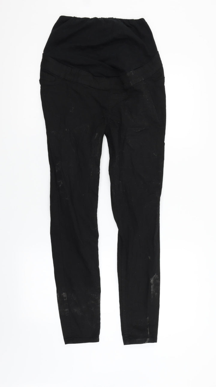 New Look Womens Black Trousers Size 8 L28 in