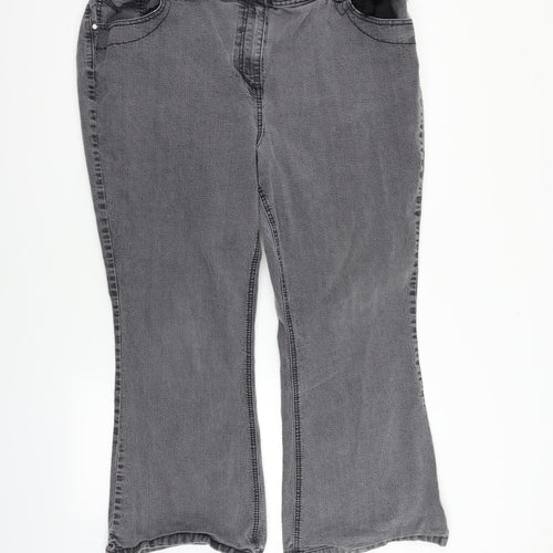 M&Co Womens Green   Straight Jeans Size 26 L25 in