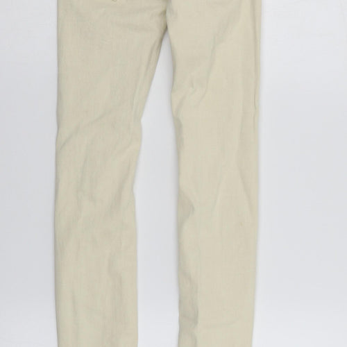 Zara Womens Beige   Trousers  Size 6 L30 in