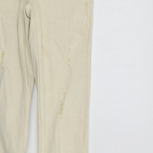 Zara Womens Beige   Trousers  Size 6 L30 in