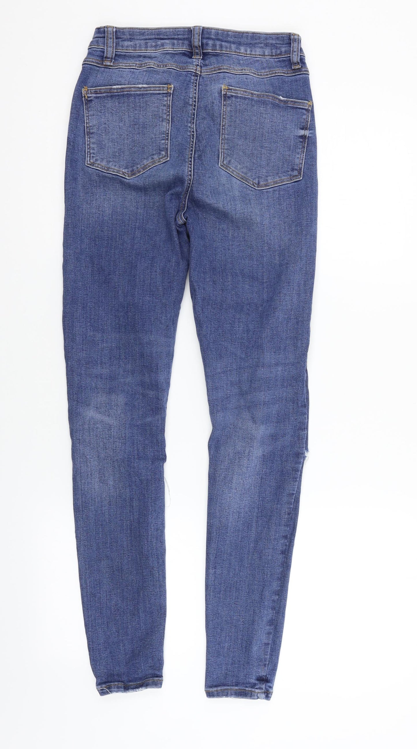 deniem co Womens Blue   Straight Jeans Size 8 L28 in