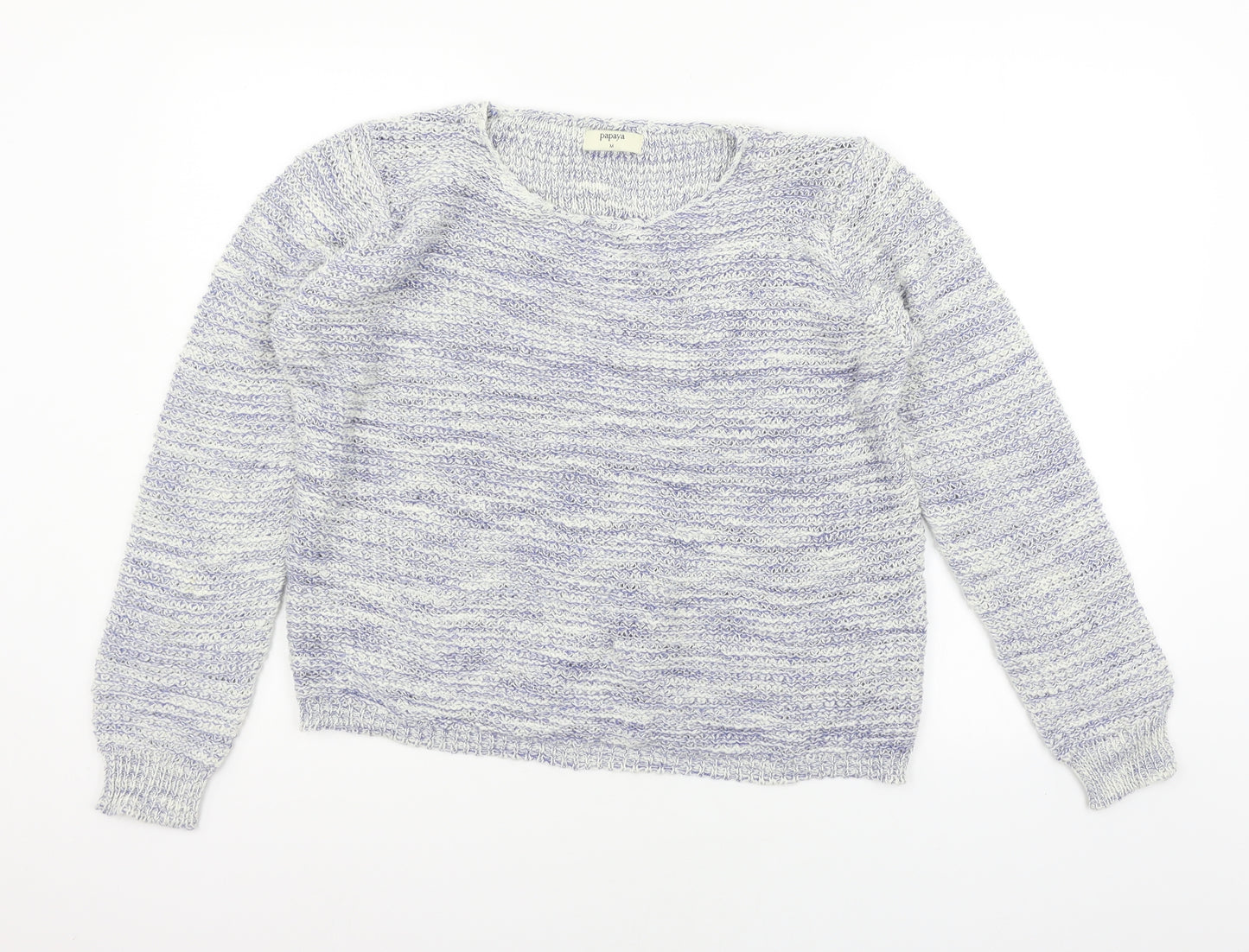 Papaya Womens Blue   Pullover Jumper Size M