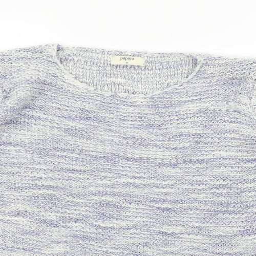 Papaya Womens Blue   Pullover Jumper Size M