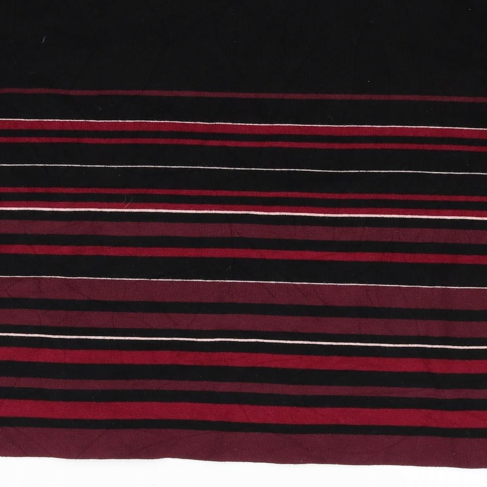 Monsoon Womens Black Striped  Pullover Jumper Size L