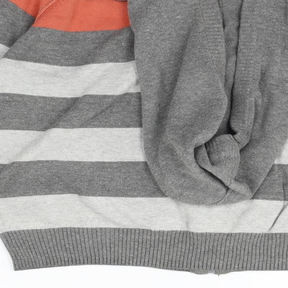 Fox Womens Grey Striped  Jacket Coat Size 14