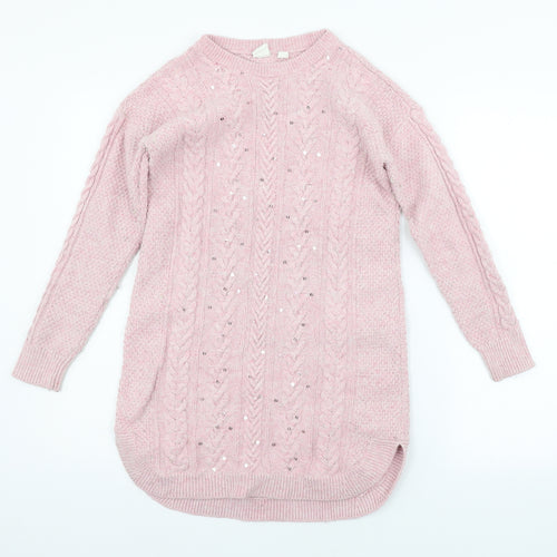 Gap Girls Pink   Jumper Dress  Size XL