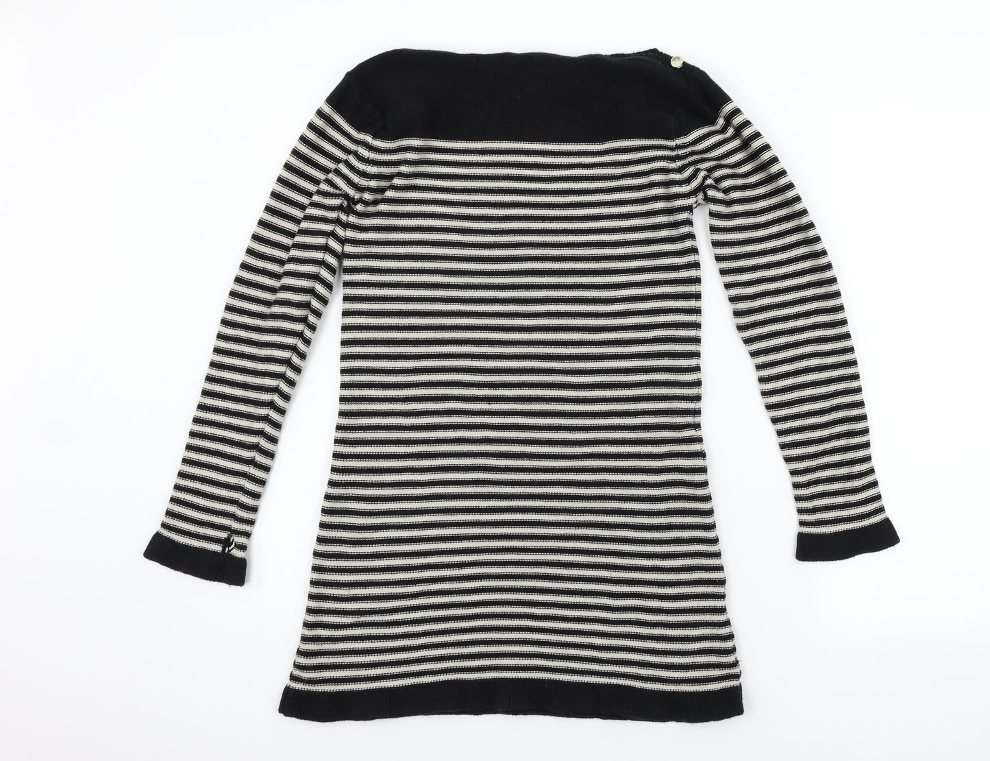 Atmosphere Womens Black Geometric  Jumper Dress  Size 10