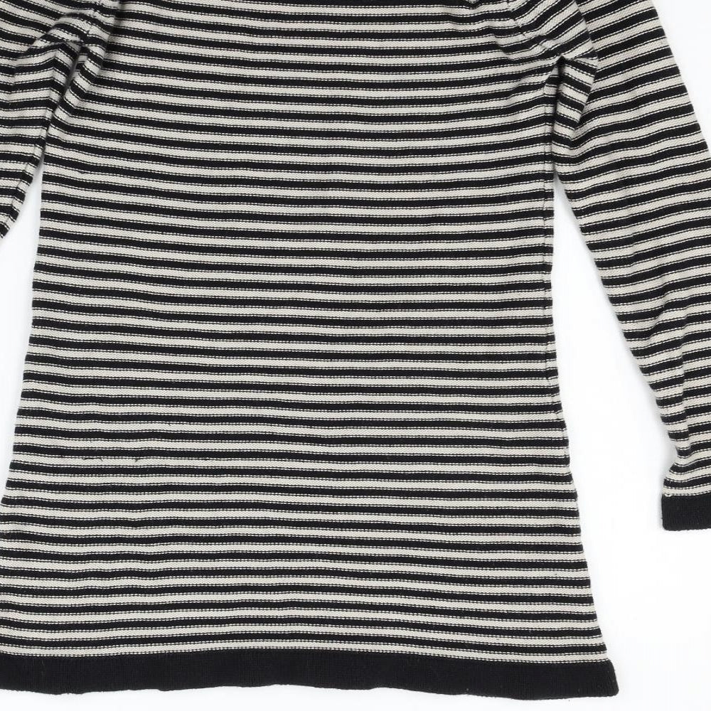 Atmosphere Womens Black Geometric  Jumper Dress  Size 10