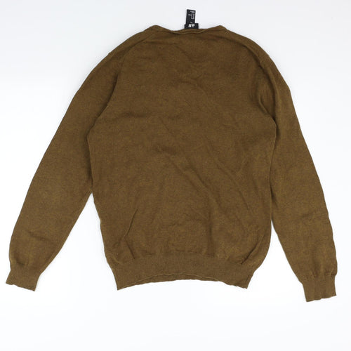 H&M Womens Brown   Henley Jumper Size M