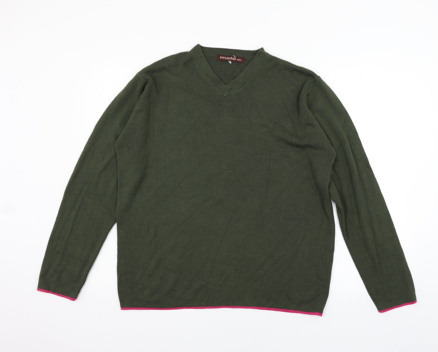 MOTO M Womens Green   Pullover Jumper Size M