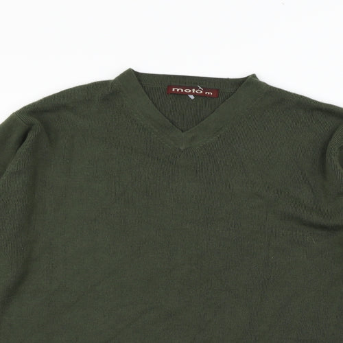 MOTO M Womens Green   Pullover Jumper Size M