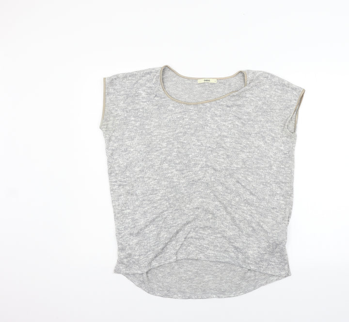Oasis Womens Grey Pullover Jumper Size S