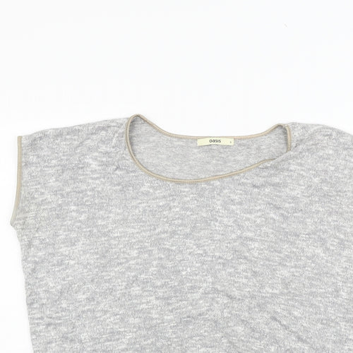 Oasis Womens Grey   Pullover Jumper Size S