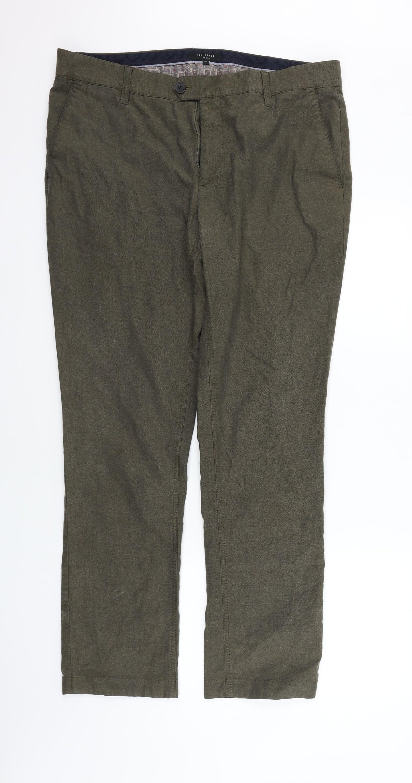 Ted Baker Mens Green   Trousers  Size 36 in L30 in