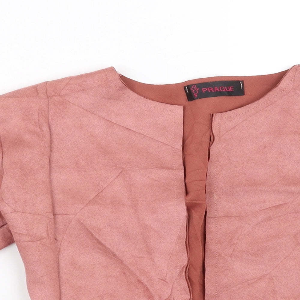 Prague Womens Pink   Jacket  Size 6