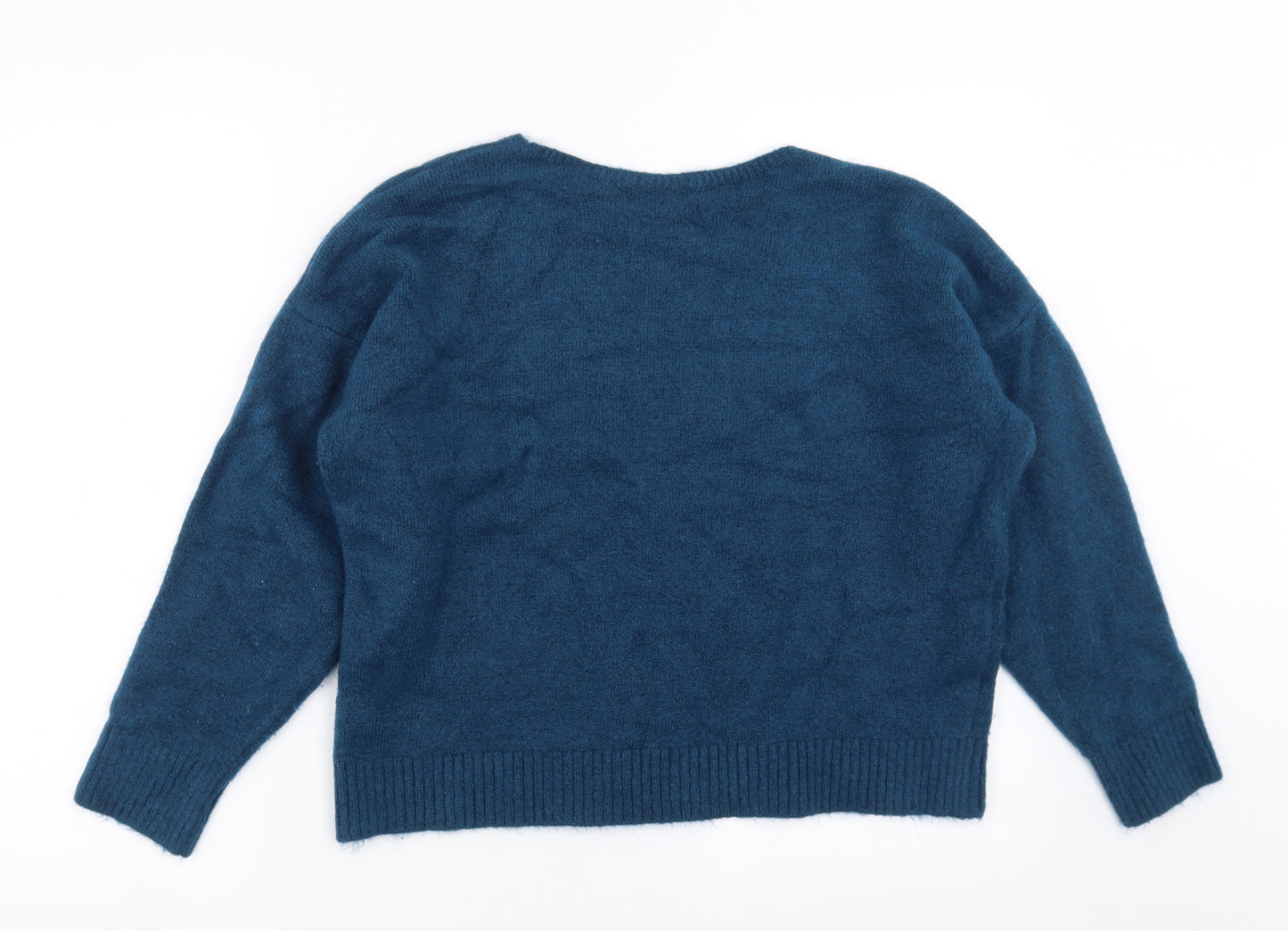 Marks and Spencer Womens Blue  Knit Pullover Jumper Size 14