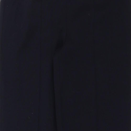 LUCIA Womens Blue  Knit Trousers  Size 12 L29 in