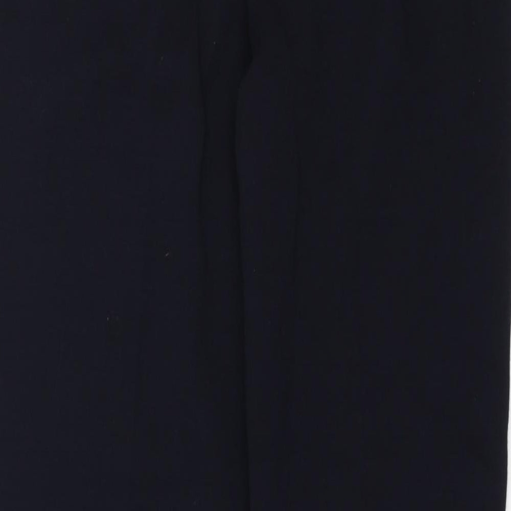 LUCIA Womens Blue  Knit Trousers  Size 12 L29 in