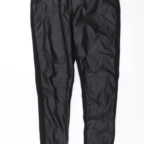 ESMARA Womens Black   Carrot Leggings Size 12 L28 in