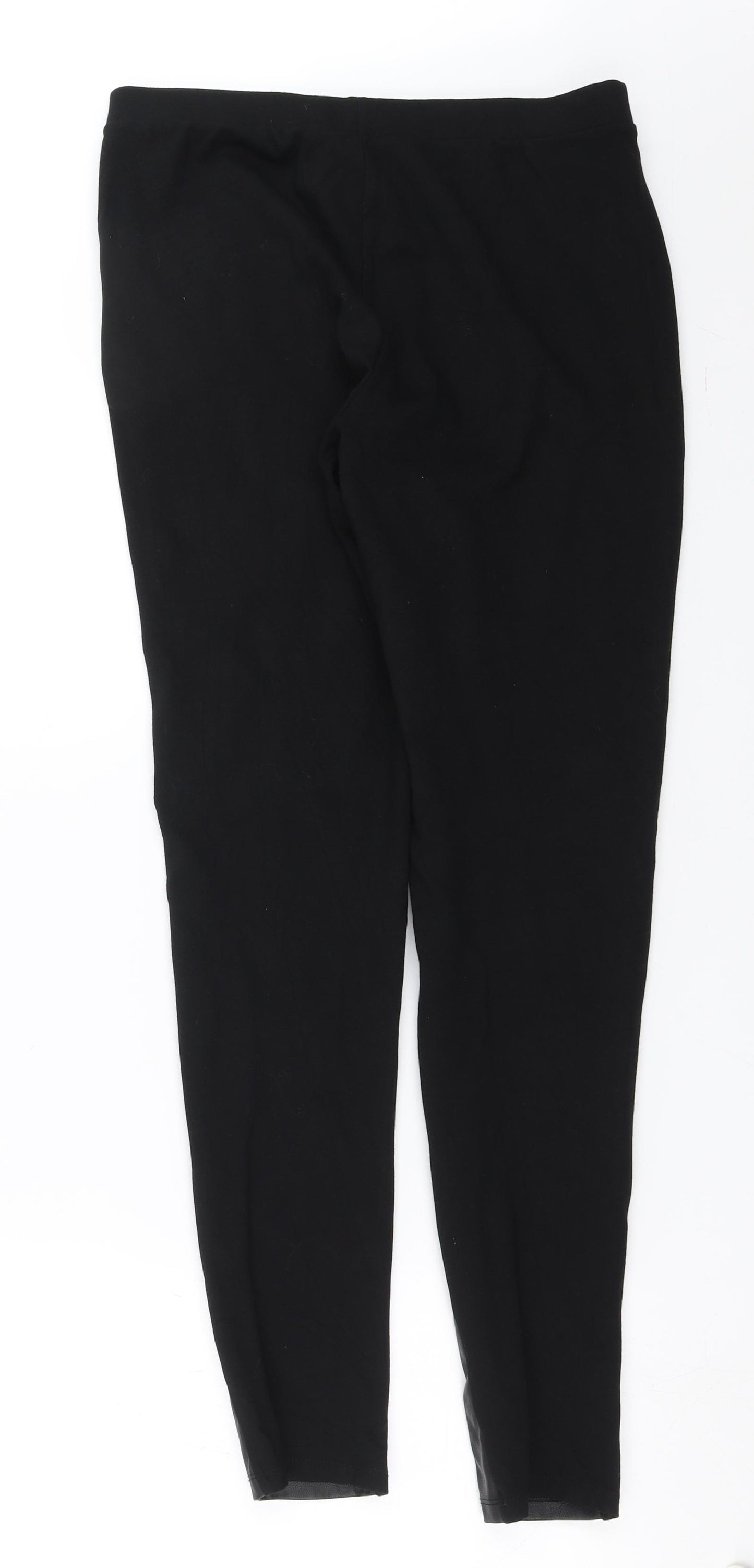 ESMARA Womens Black   Carrot Leggings Size 12 L28 in