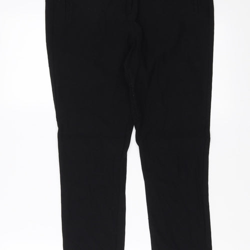 Preworn Womens Black   Trousers  Size 34 in L24 in