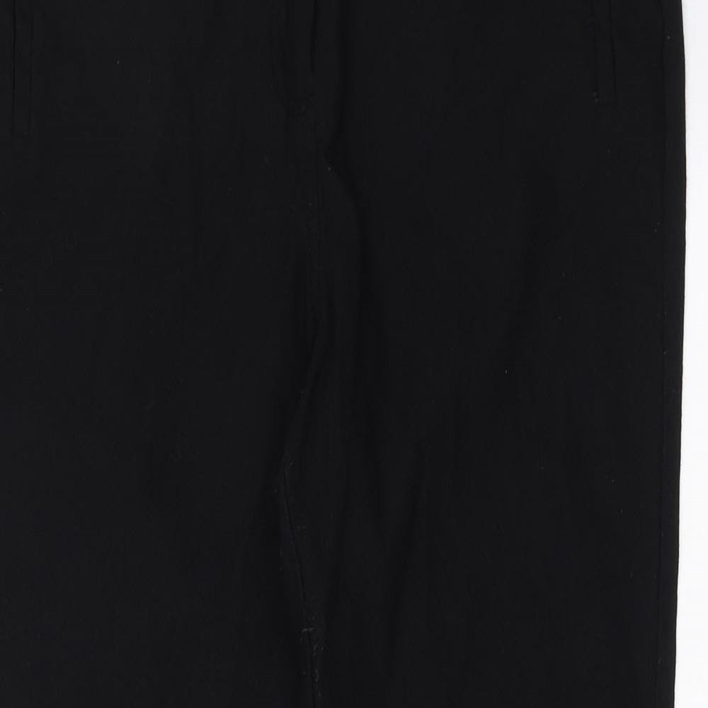 Preworn Womens Black   Trousers  Size 34 in L24 in