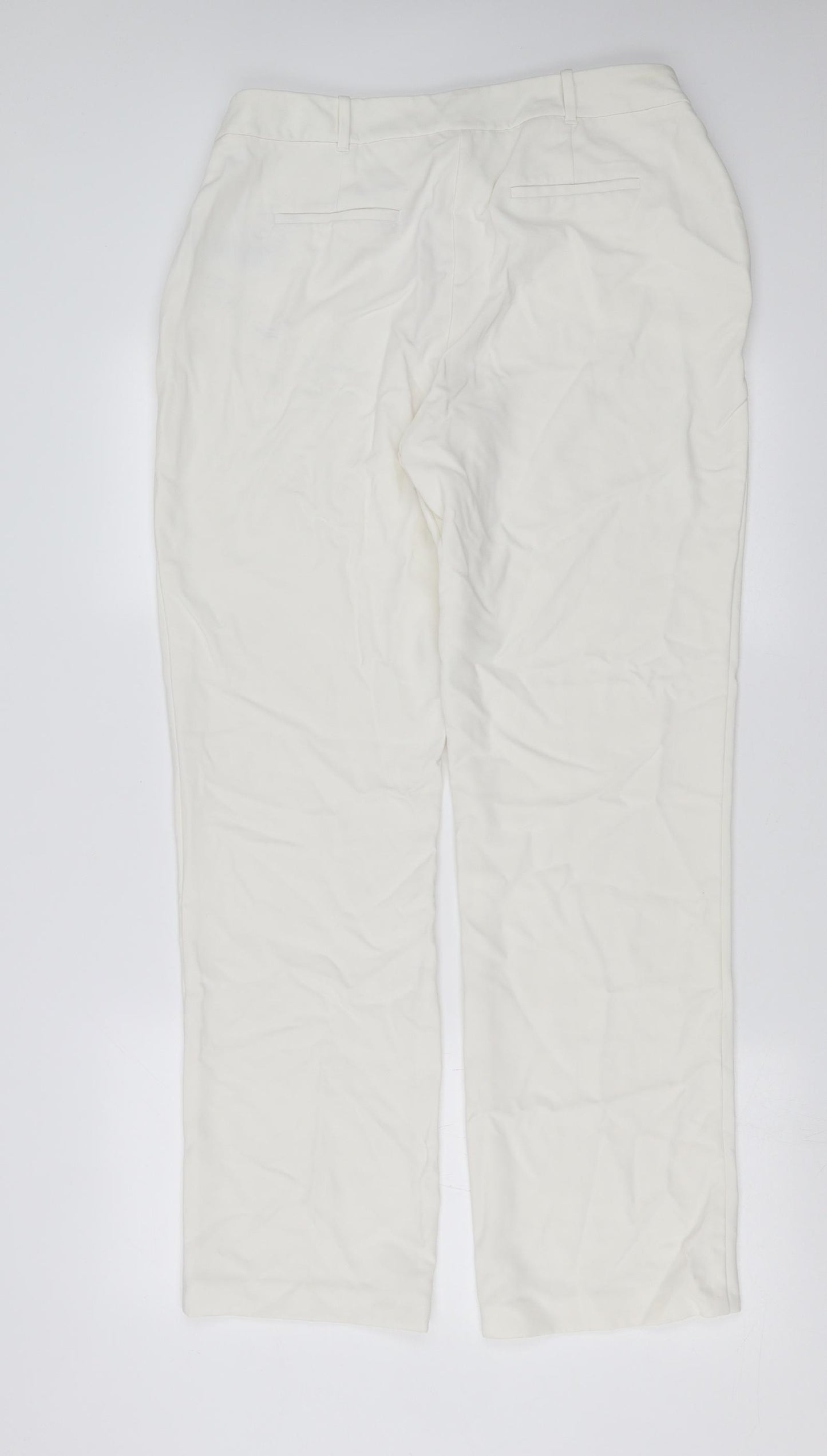 Principles Womens White   Trousers  Size 14 L31 in