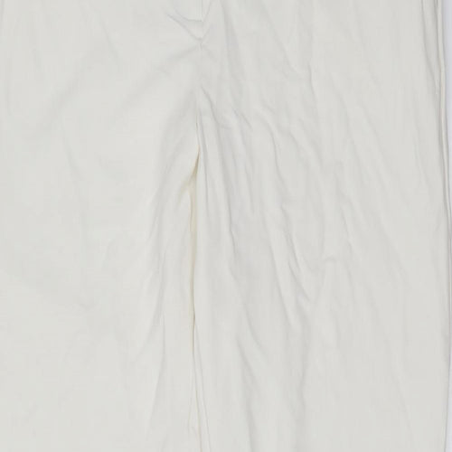 Principles Womens White   Trousers  Size 14 L31 in