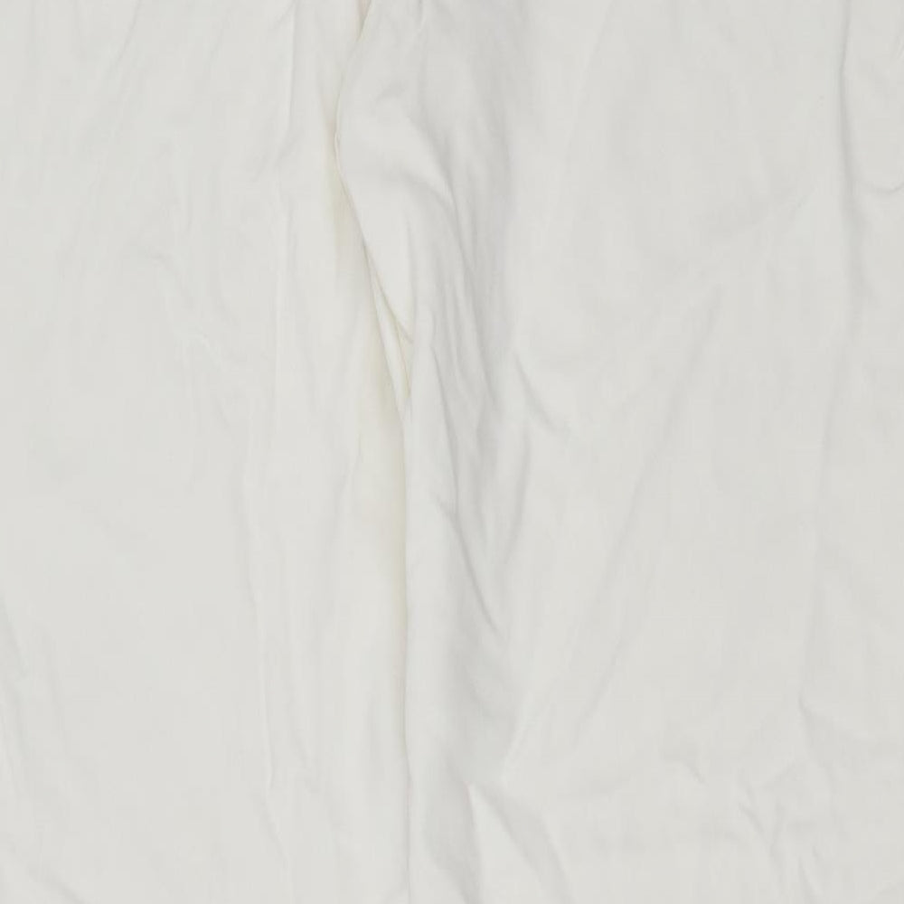 Principles Womens White   Trousers  Size 14 L31 in