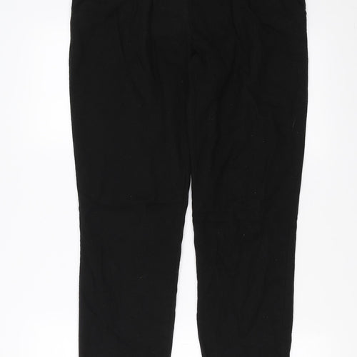 H&M Womens Black   Trousers  Size 12 L27 in