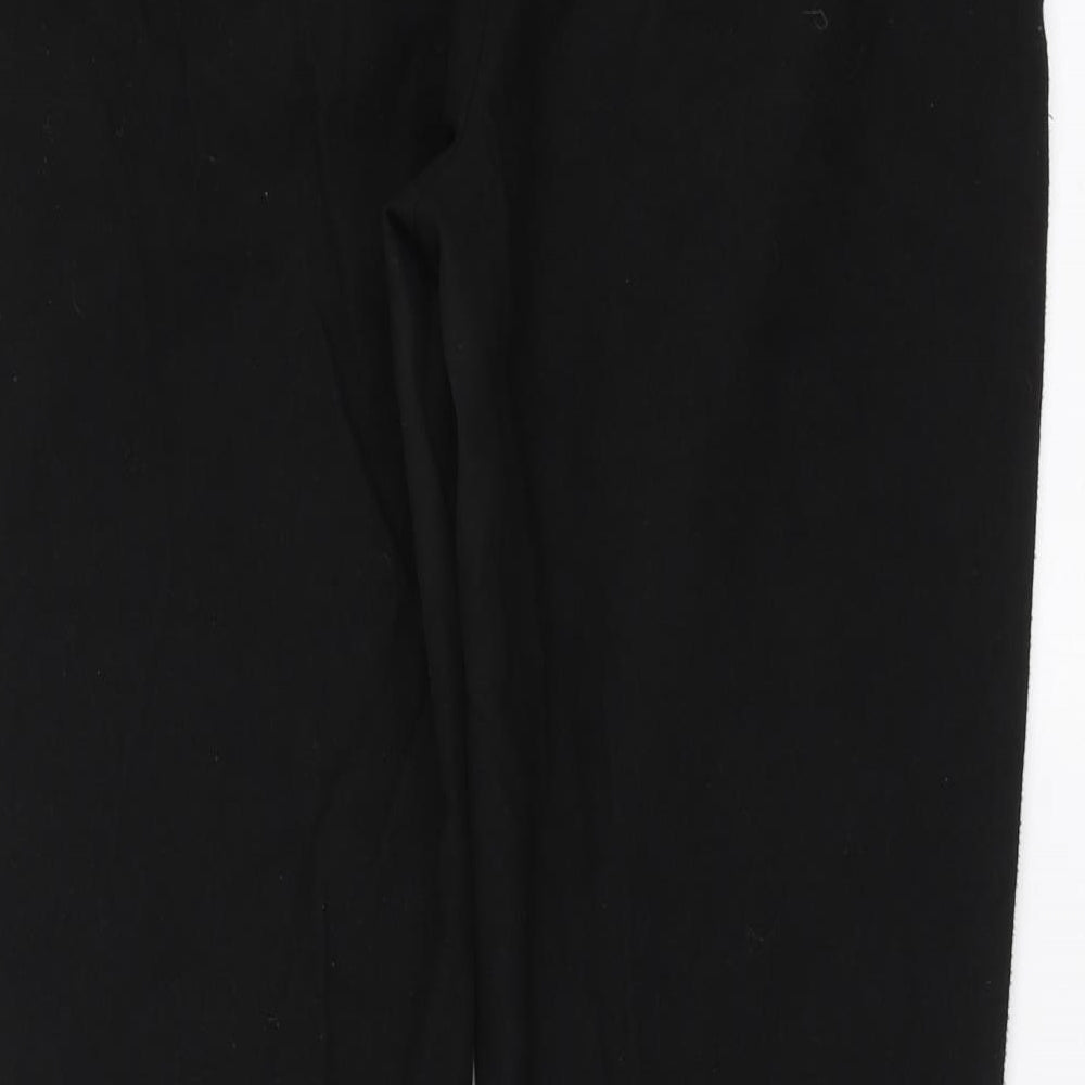 H&M Womens Black   Trousers  Size 12 L27 in