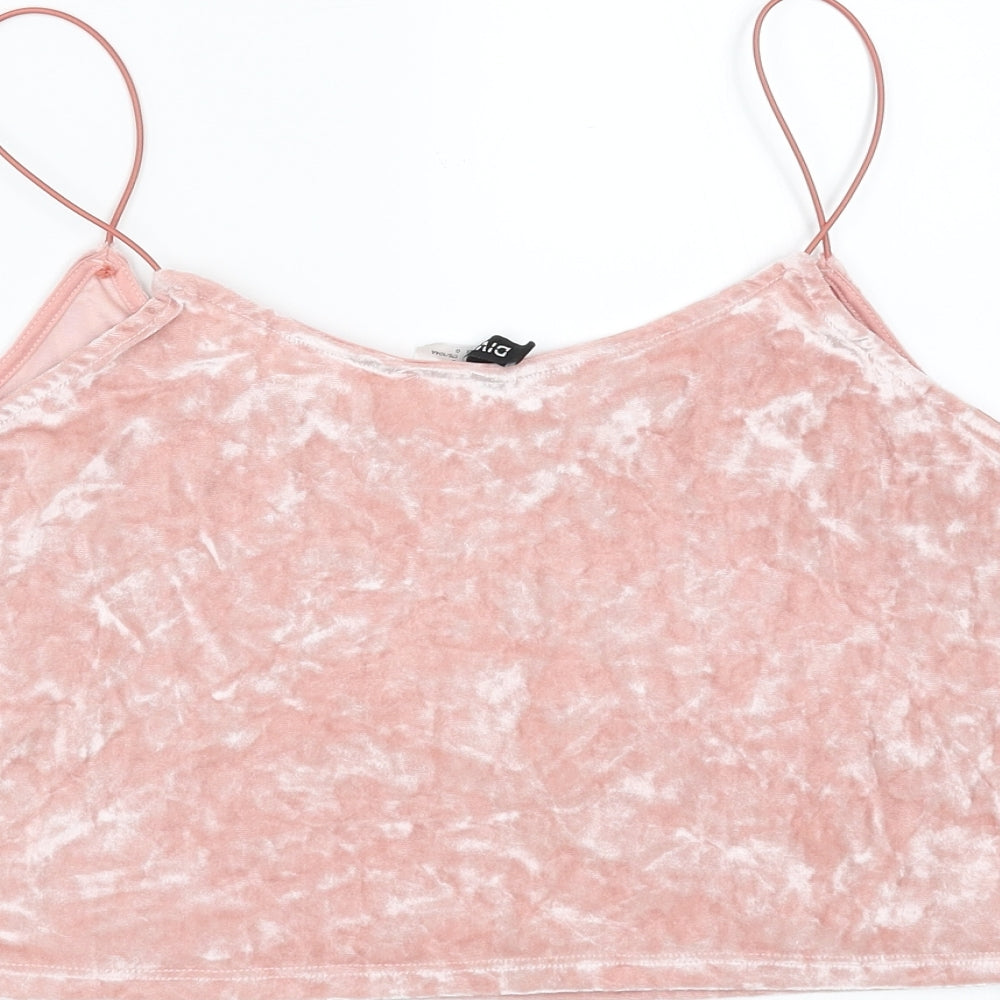 Divided by H&M Womens Pink   Camisole Blouse Size L  - cropped
