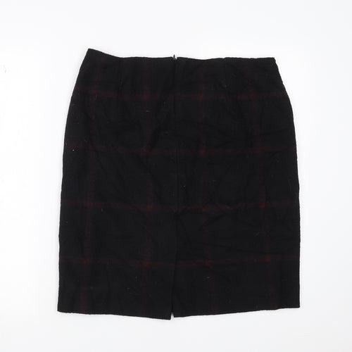 Gerry Weber Womens Black Check  Straight & Pencil Skirt Size 34 in