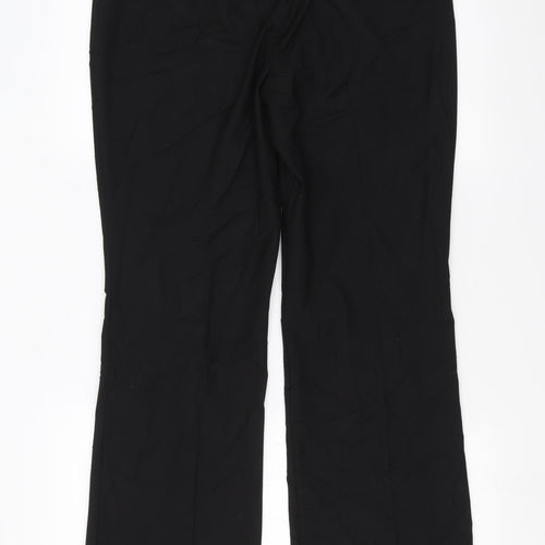 Marks and Spencer Womens Black   Trousers  Size 14 L32 in - Long leg