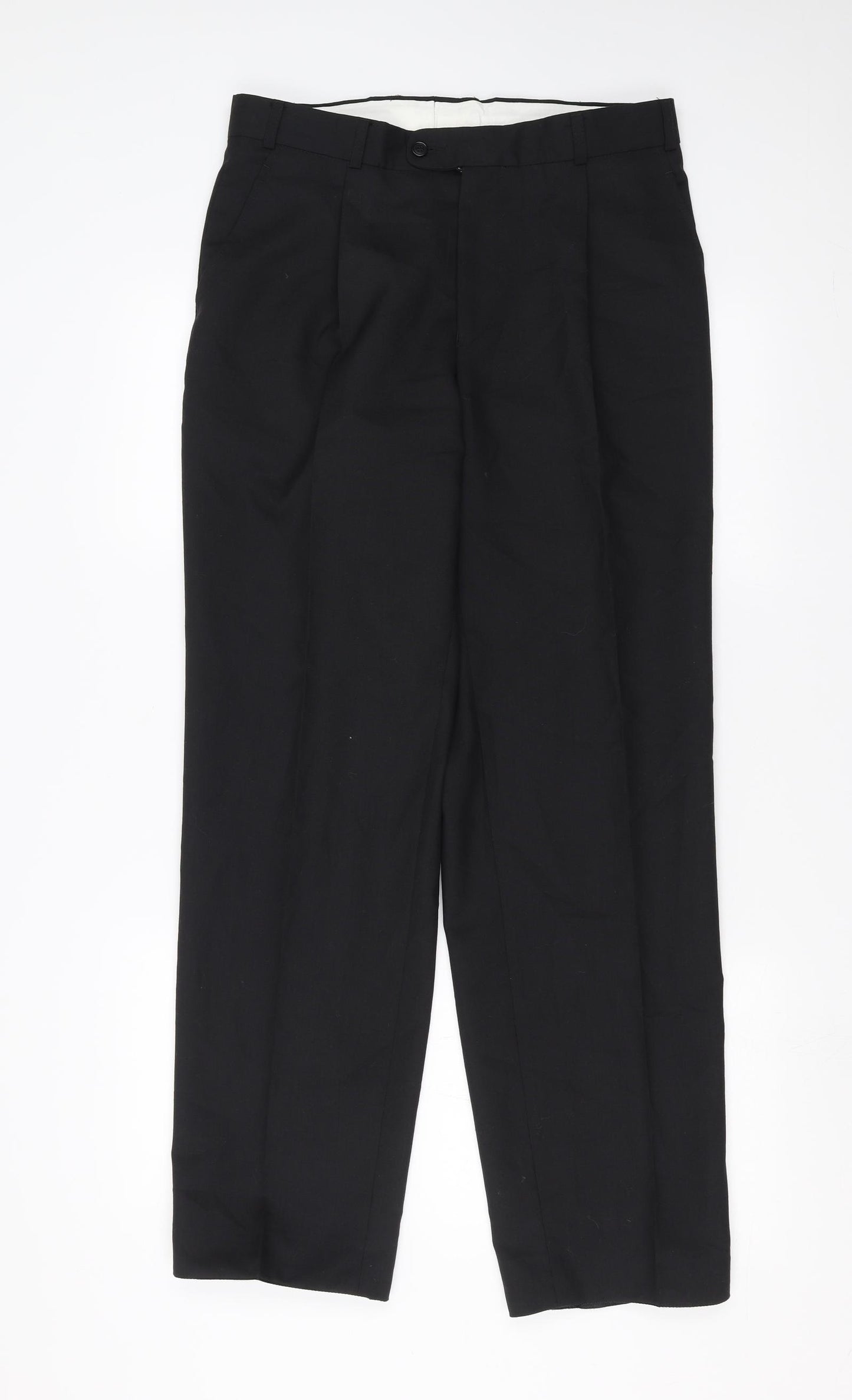 klaus steilmann Mens Black   Trousers  Size 32 in L31 in