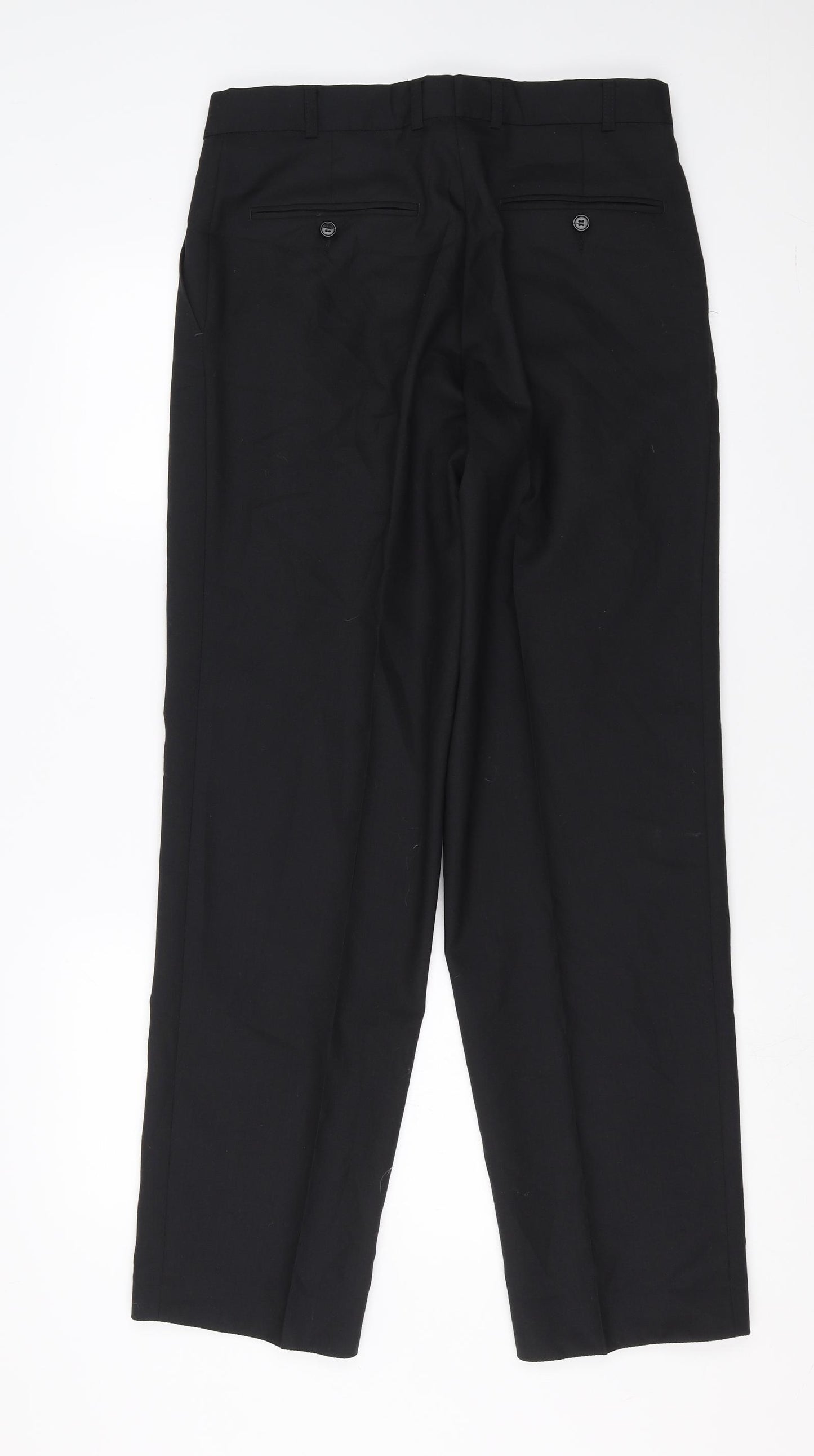 klaus steilmann Mens Black   Trousers  Size 32 in L31 in