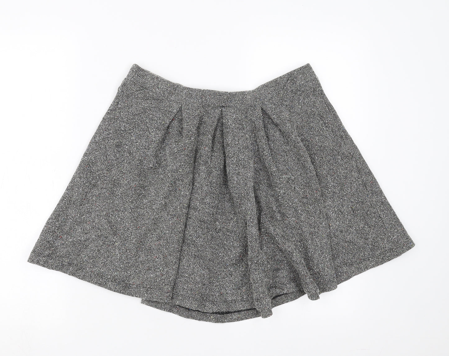 Papaya Womens Grey   Skater Skirt Size 14
