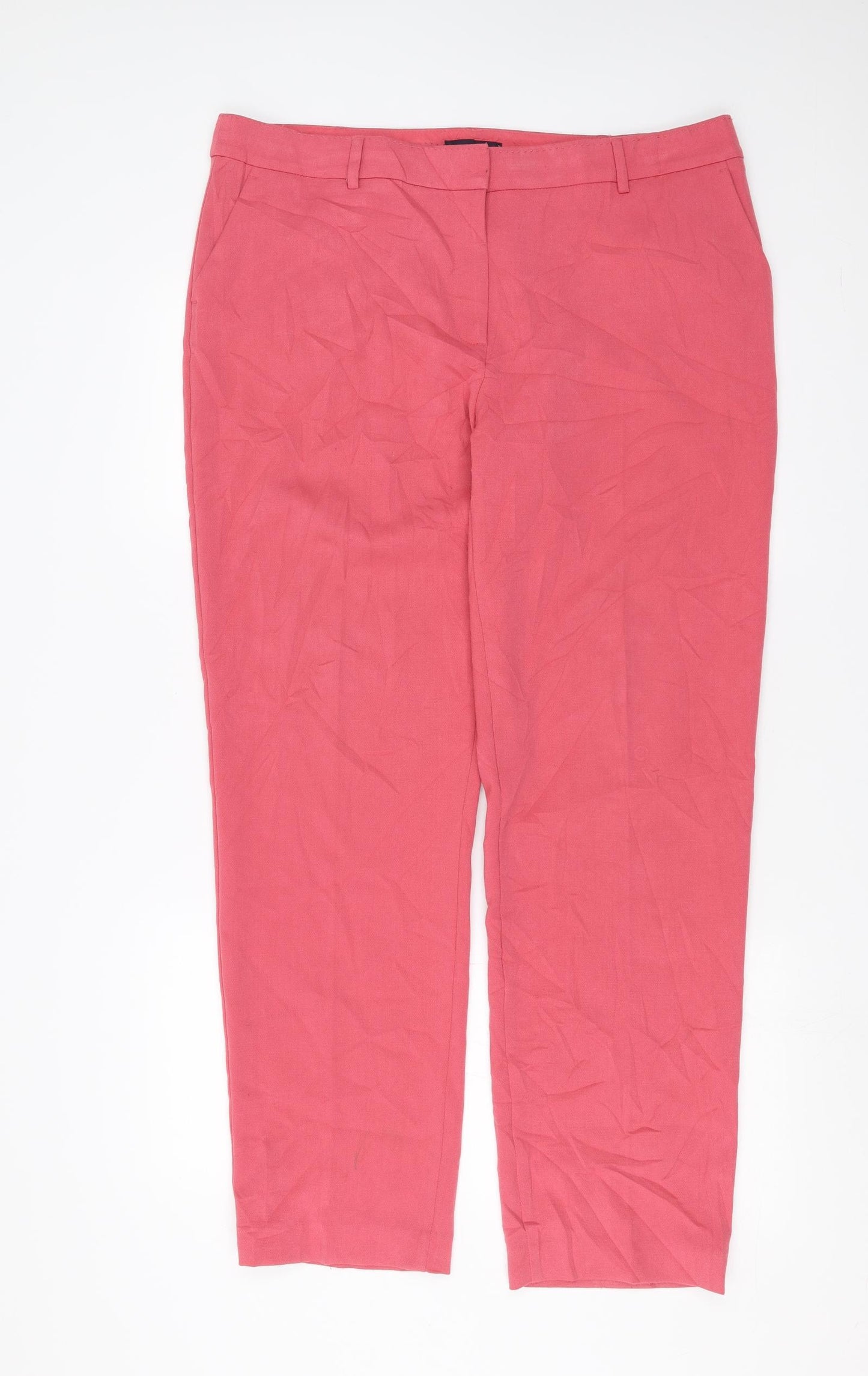 Marks and Spencer Womens Pink   Trousers  Size 16 L30 in