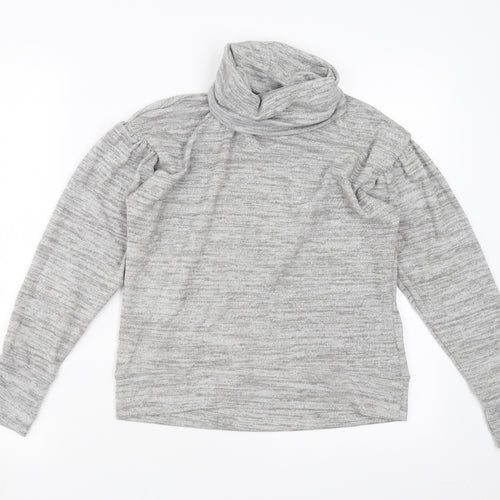 Matalan Girls Grey   Pullover Jumper Size 10-11 Years