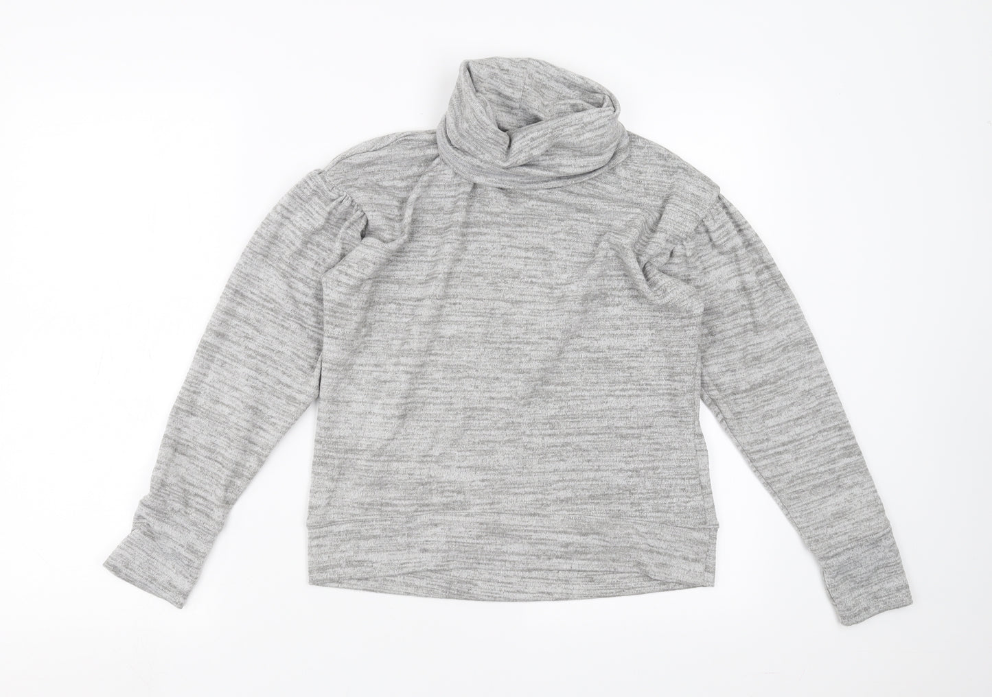 Matalan Girls Grey   Pullover Jumper Size 10-11 Years