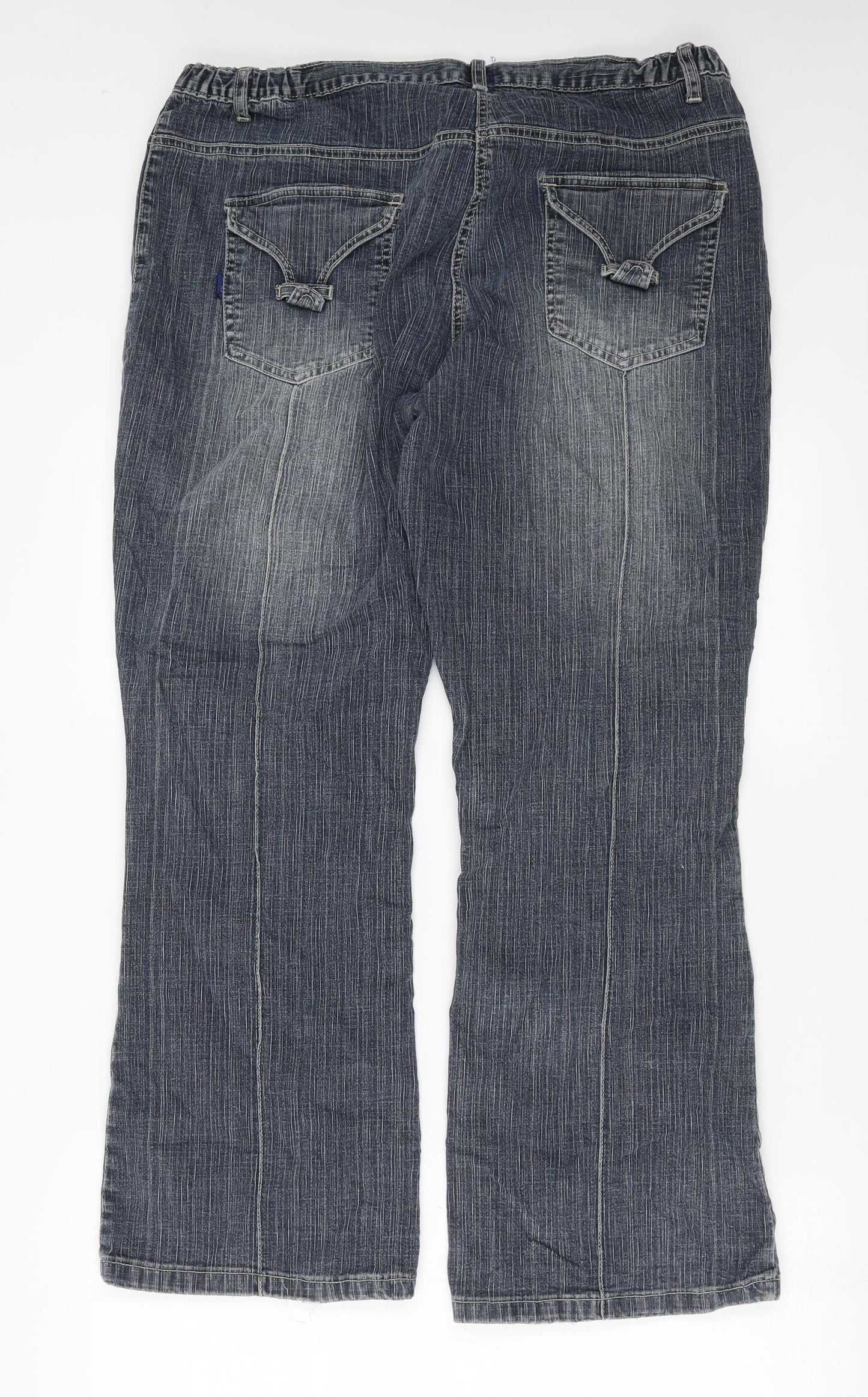 union blues Womens Blue  Denim Straight Jeans Size 20 L28 in