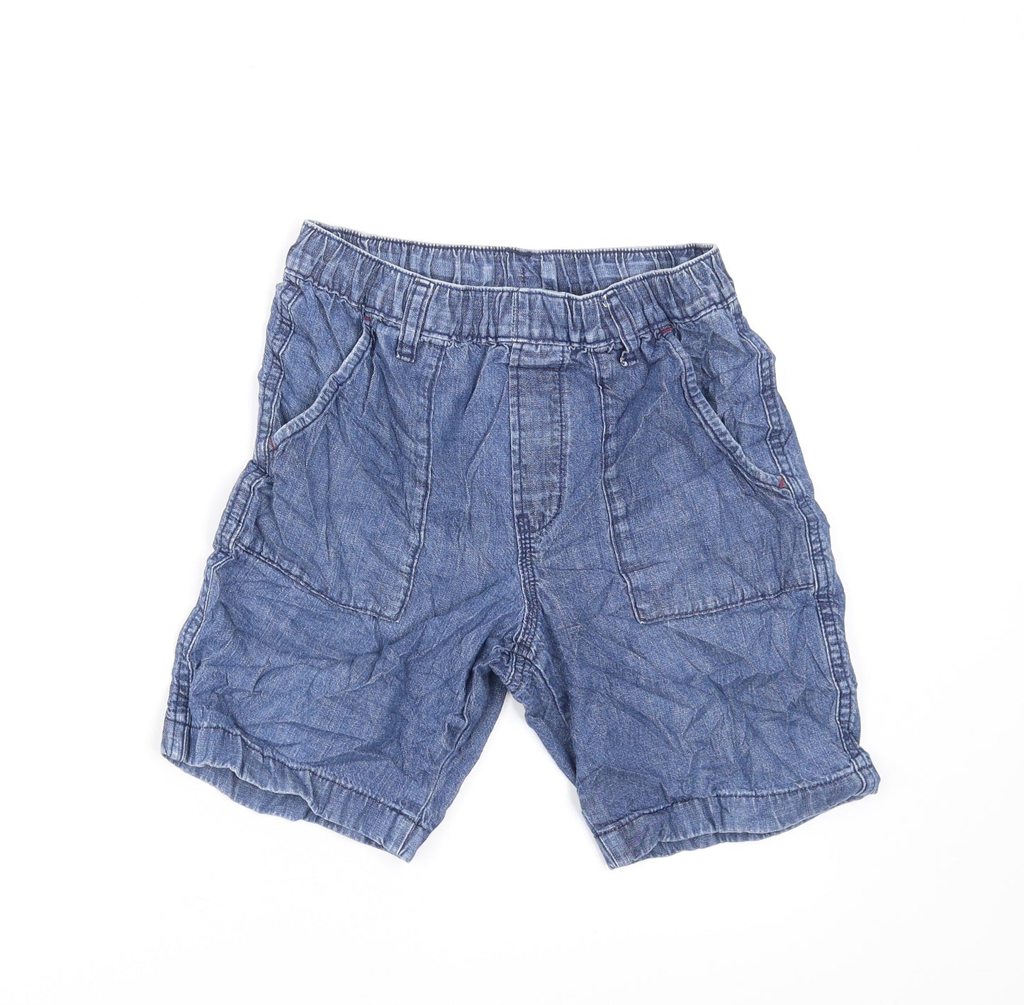 Uniqlo Boys Blue  Denim Bermuda Shorts Size 9-10 Years