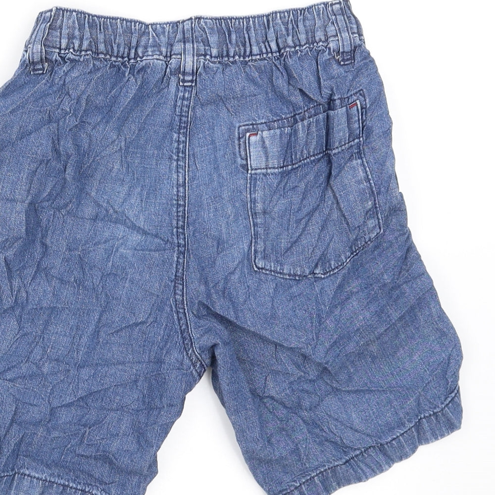 Uniqlo Boys Blue  Denim Bermuda Shorts Size 9-10 Years