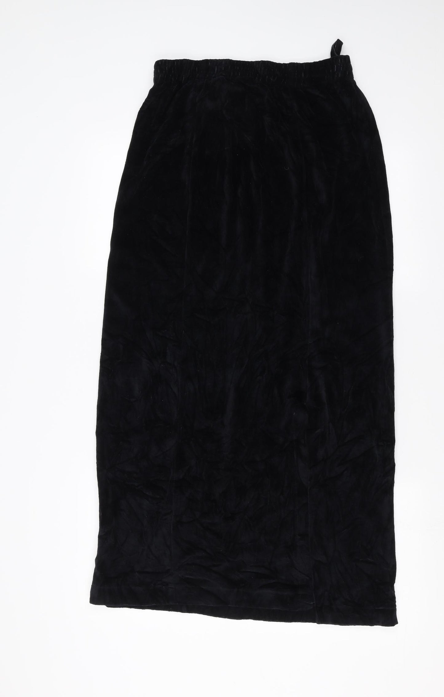 Michael Womens Black   Maxi Skirt Size L  - Velvet feel