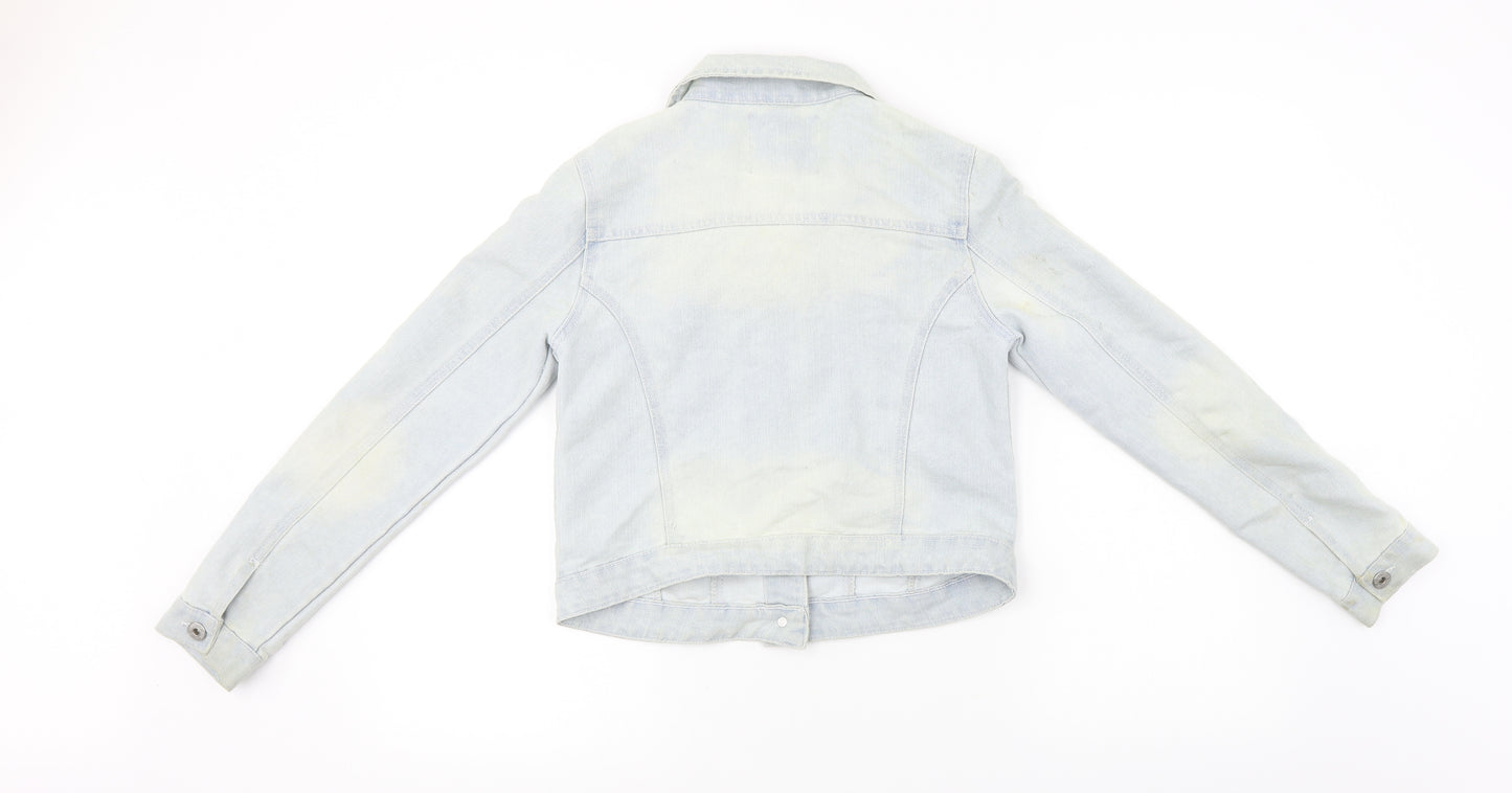 YD Girls Blue Ombré  Jacket Coat Size 12-13 Years