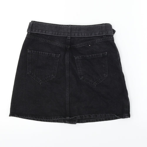 denim co Womens Black   A-Line Skirt Size 8